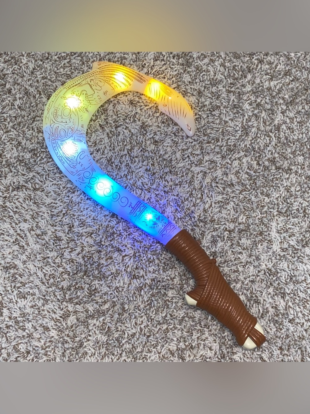 DISNEY Moana Maui’s Magical Fish Hook Light Up Toy 20”